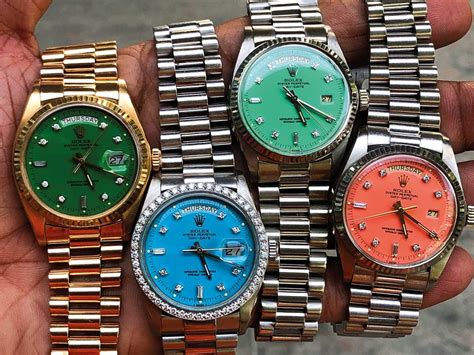 vintage rolex model colors